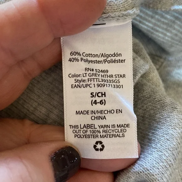 Ladies pull over “light “ sweater size S (but fits more like a M) gray/white - Picture 13 of 14